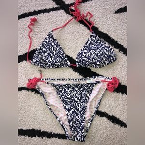 Lily Pulitzer bikini blue coral print